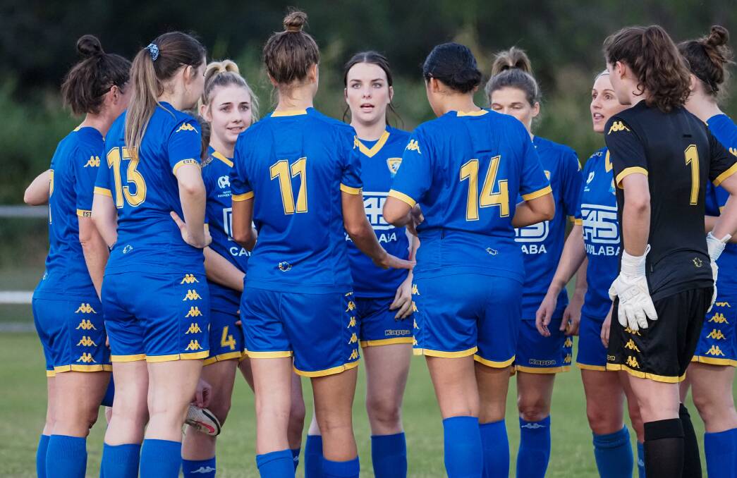 STRONG SQUAD: The Capalaba Bulldogs women's team are back to action this weekend against Sunshine Coast Wanderers. Photo: Alan Minifie/Capalaba FC