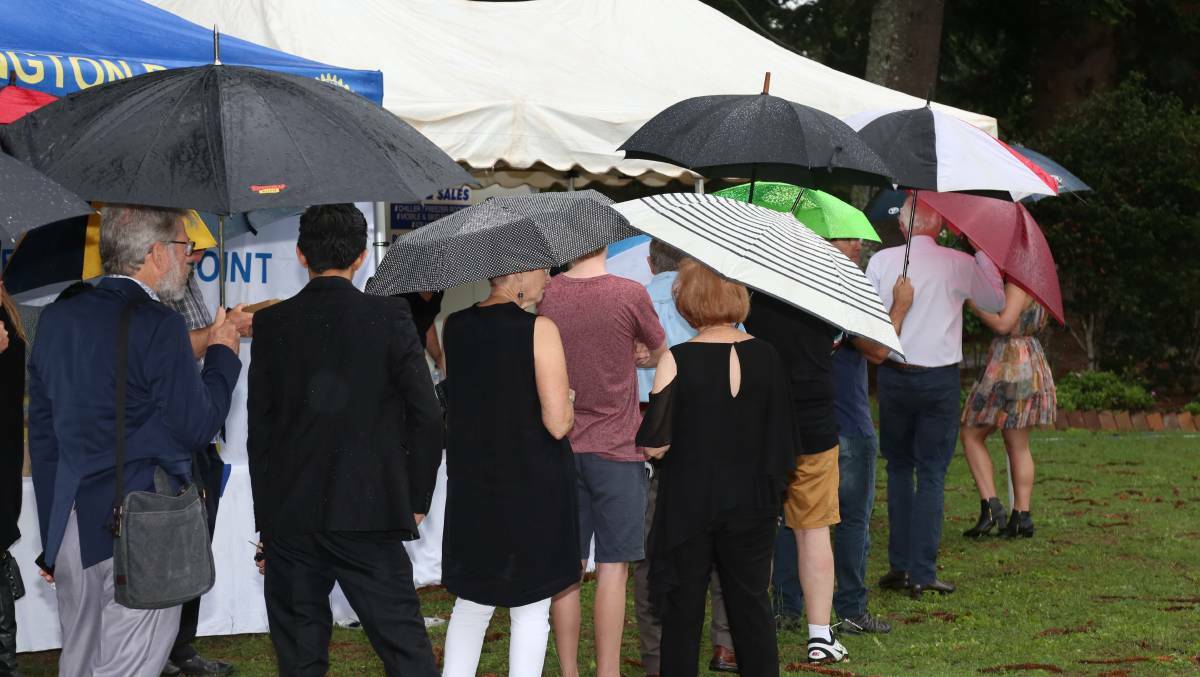 SOGGY: More rain is expected over the weekend and it could mean bad news for Elton John fans. 
