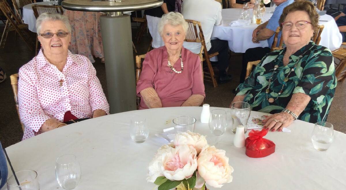 CELEBRATION: Joy Fitzgerald, Joan Woodford and Betty Reading celebrate their 90th birthday with family and friends at Toowoomba Golf Club Middle Range. 