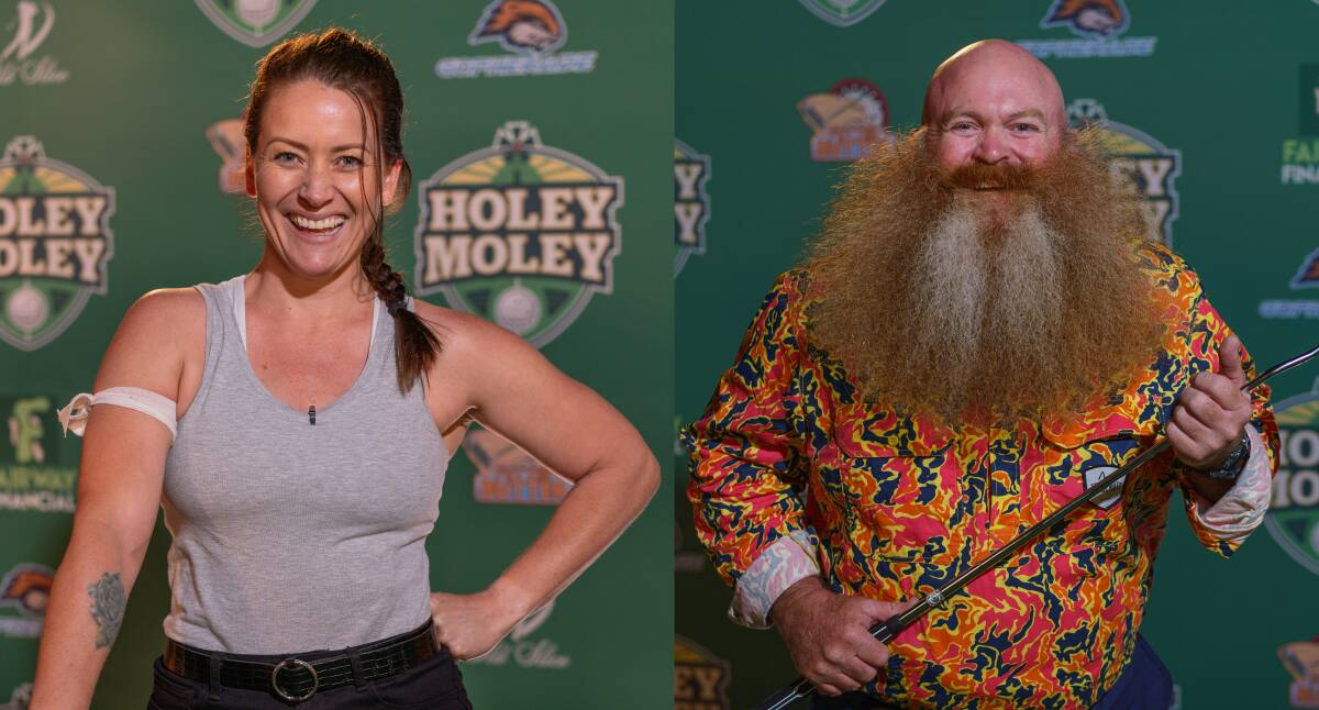 PUTTING FOR GLORY: Angie Sippel and Mark Duncan will star in the Channel Seven television show Holey Moley. 