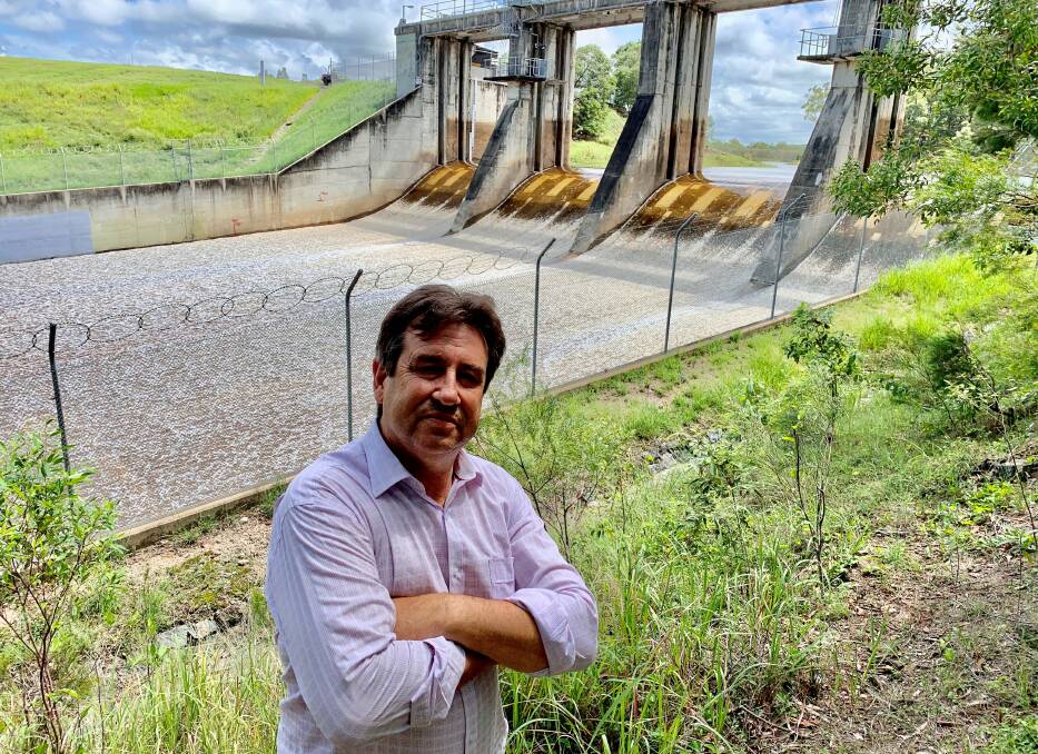 OVER WATER: Oodgeroo MP Mark Robinson has called for gates to be reinstalled on Leslie Harrison Dam. 