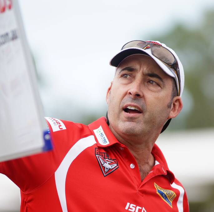 MOVING ON: Redland Football Club coach Chris David has stood down after coaching the NEAFL side for two seasons. Picture: David Layden