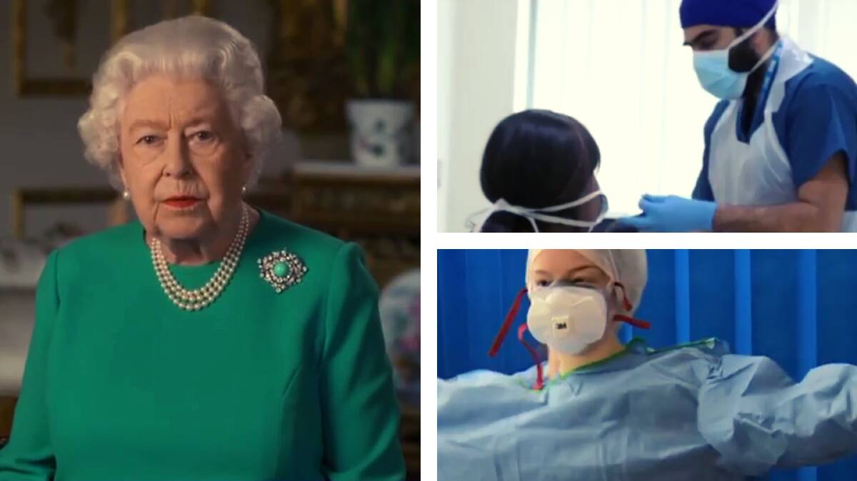 Queen Elizabeth paid tribute to the nation's healthcare workers.