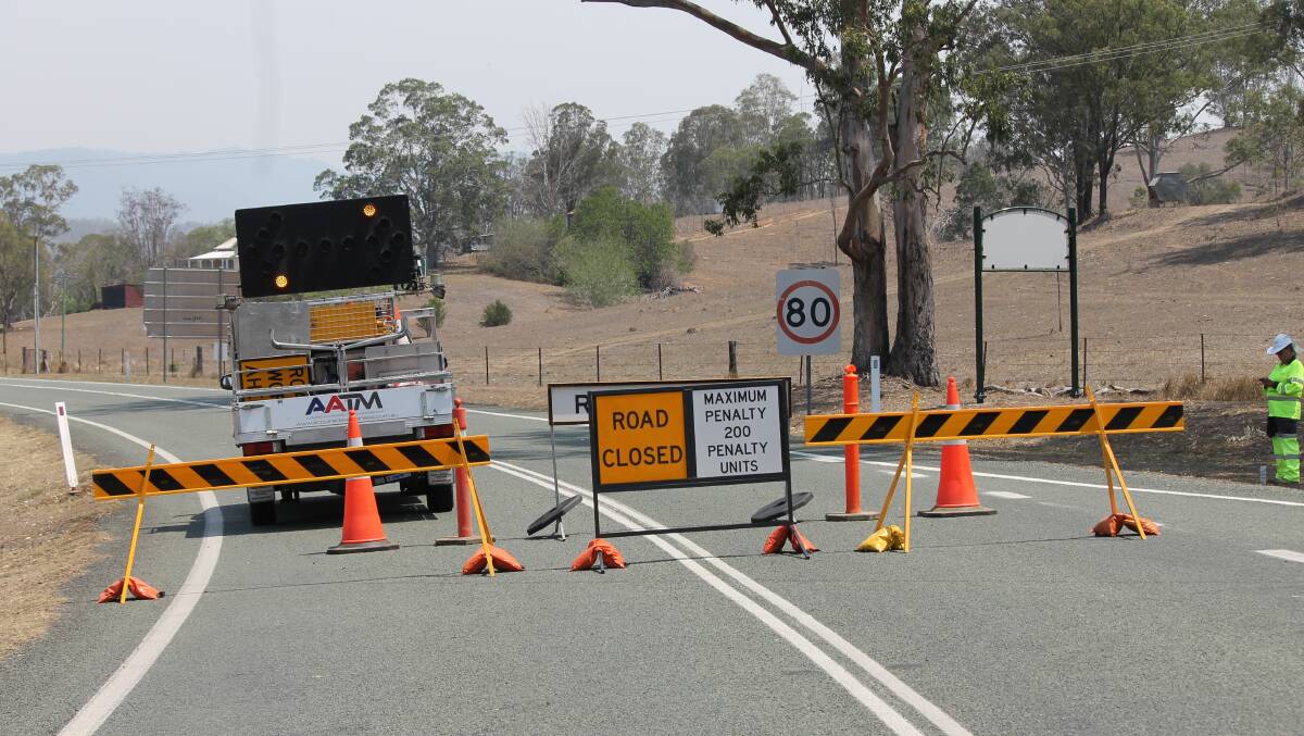 Mount Lindesay Highway is closed south of Rathdowney 
