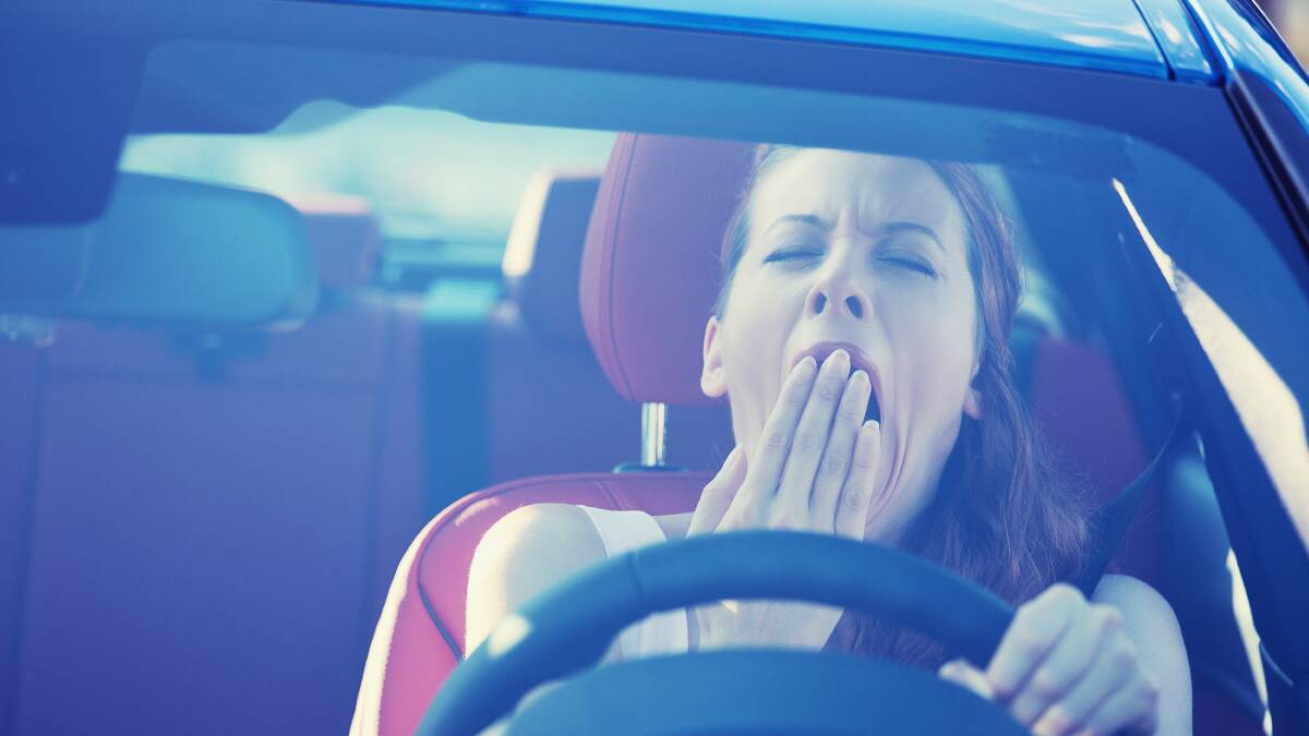 WAKE UP: Driving tired can have the same consequences as driving drunk.