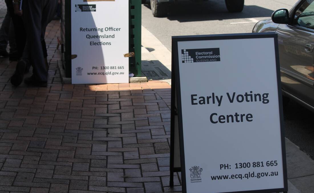 DEMOCRACY: Early voting centres will open across Queensland from Monday. 