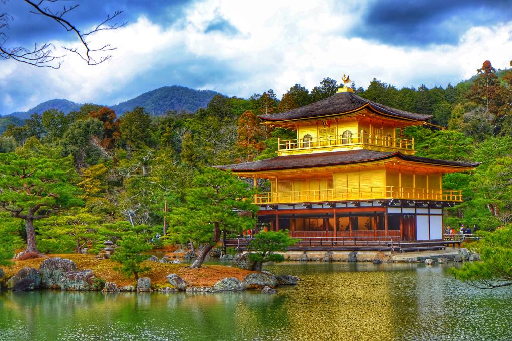 GOLDEN TICKET: Kinkaku-ji, the famed 'Golden Pavilion' is one of Kyoto's most iconic sights.