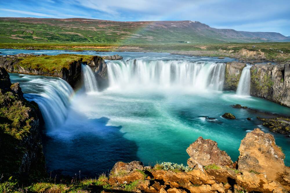 The Godafoss, Icelandic: waterfall of the gods. Picture Shutterstock