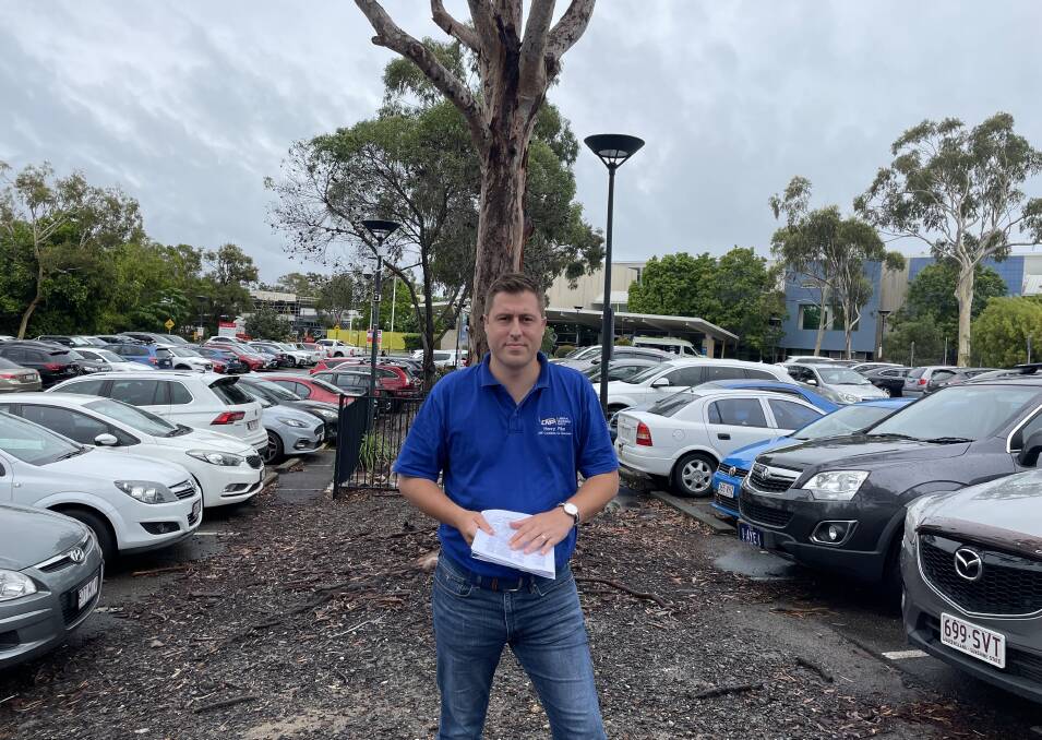 PETITION: LNP Bowman candidate Henry Pike is fighting for free parking at Redland Hosptial.