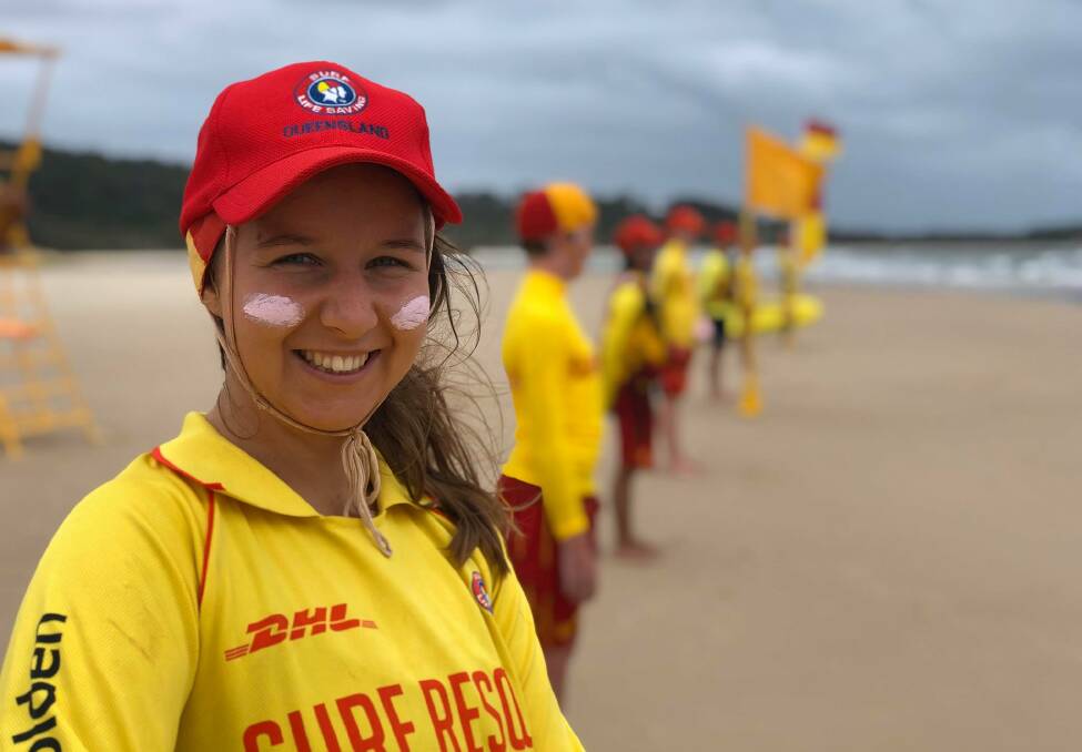 WATER WISE: Ann-Sophie Sullivan from Point Lookout Surf Life Saving Club.