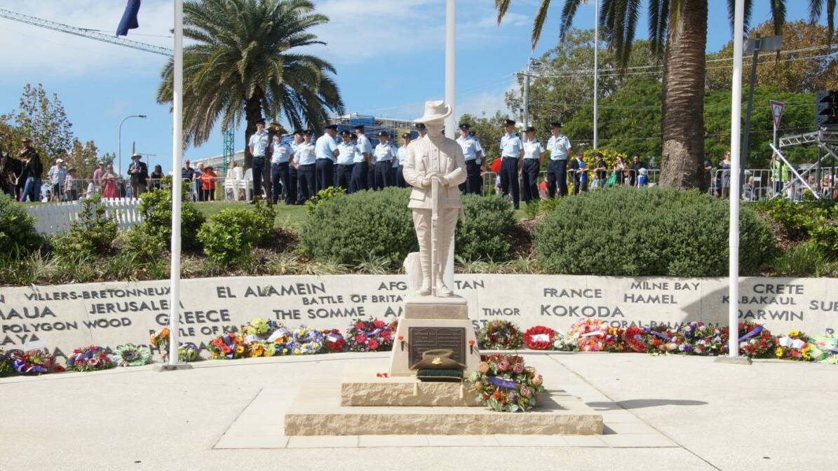 COMMEMORATE: Crowds gather at last year's ANZAC Day service. Photo: Redlands RSL
