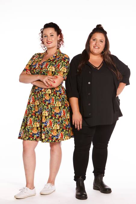 SCISSOR SISTERS: Tash and Monique Finch are one of 10 teams competing to be the greatest pet stylist in Australia on Pooch Perfect. Photo: Supplied