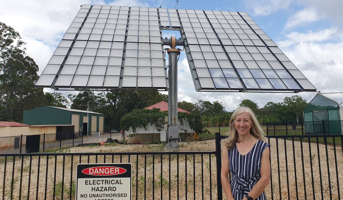 TECH SMART: Claire Richardson recently toured the Redlands Research Station at Ormiston.