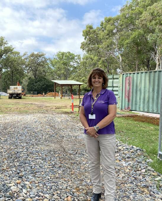 PARK PLAY: Cr Wendy Boglary oversees the upgrade to Apex Park in Wellington Point.