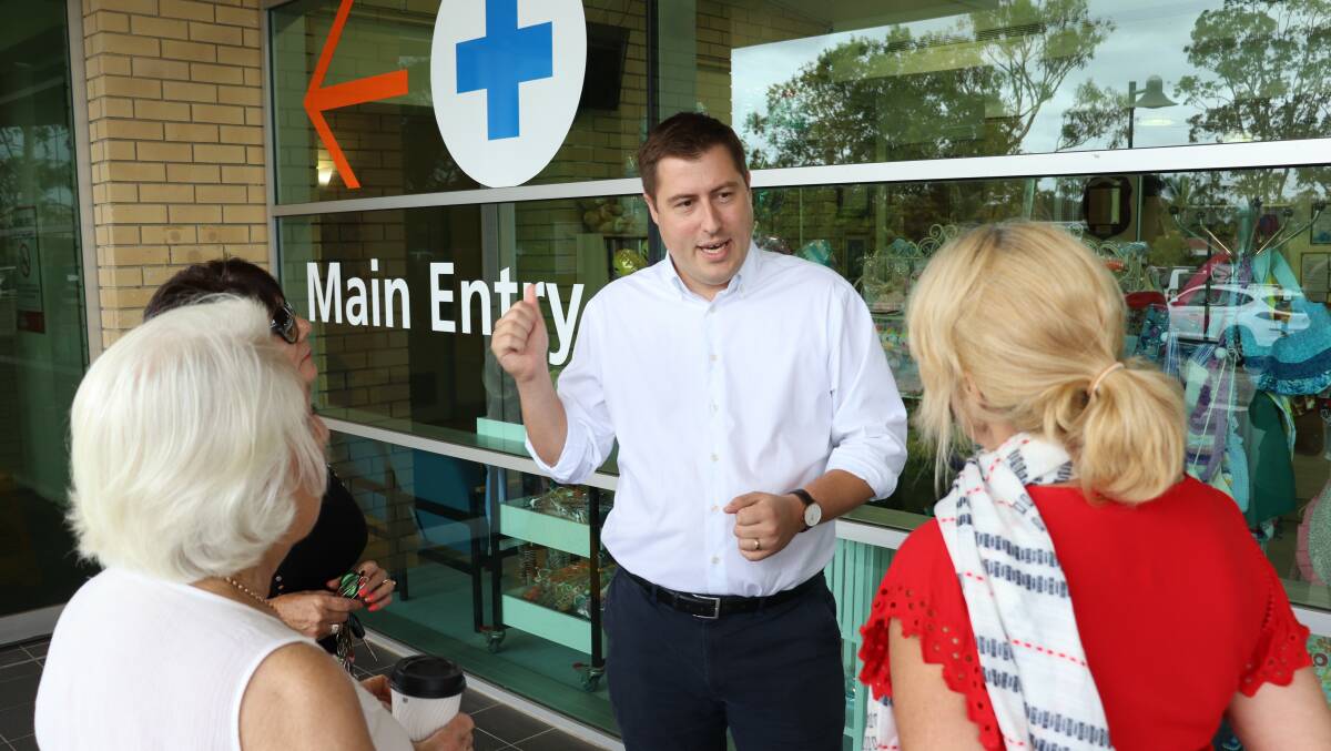 FREE: LNP candidate for Bowman Henry Pike wants to see free parking at the new mulit-level car park at Redland Hospital.