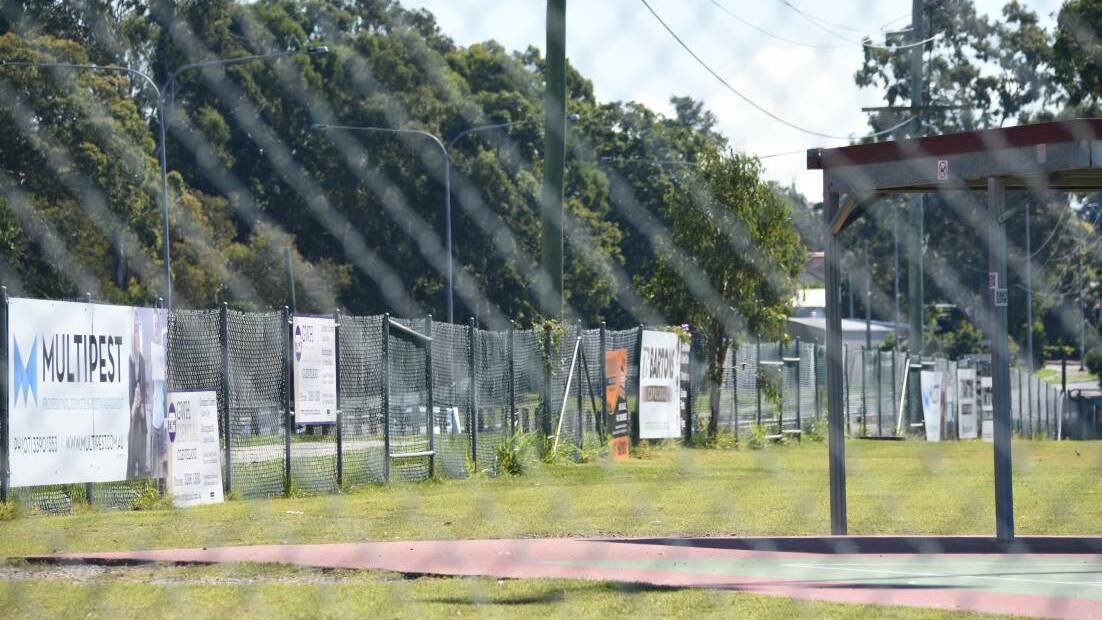 GAME OVER: The signs at Redlands Netball Association were turned to face inwards after a direction from council earlier this month.