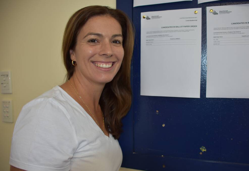 FIRST UP: Division 7 candidate Rowanne McKenzie is all smiles as she is first on the ballot paper.