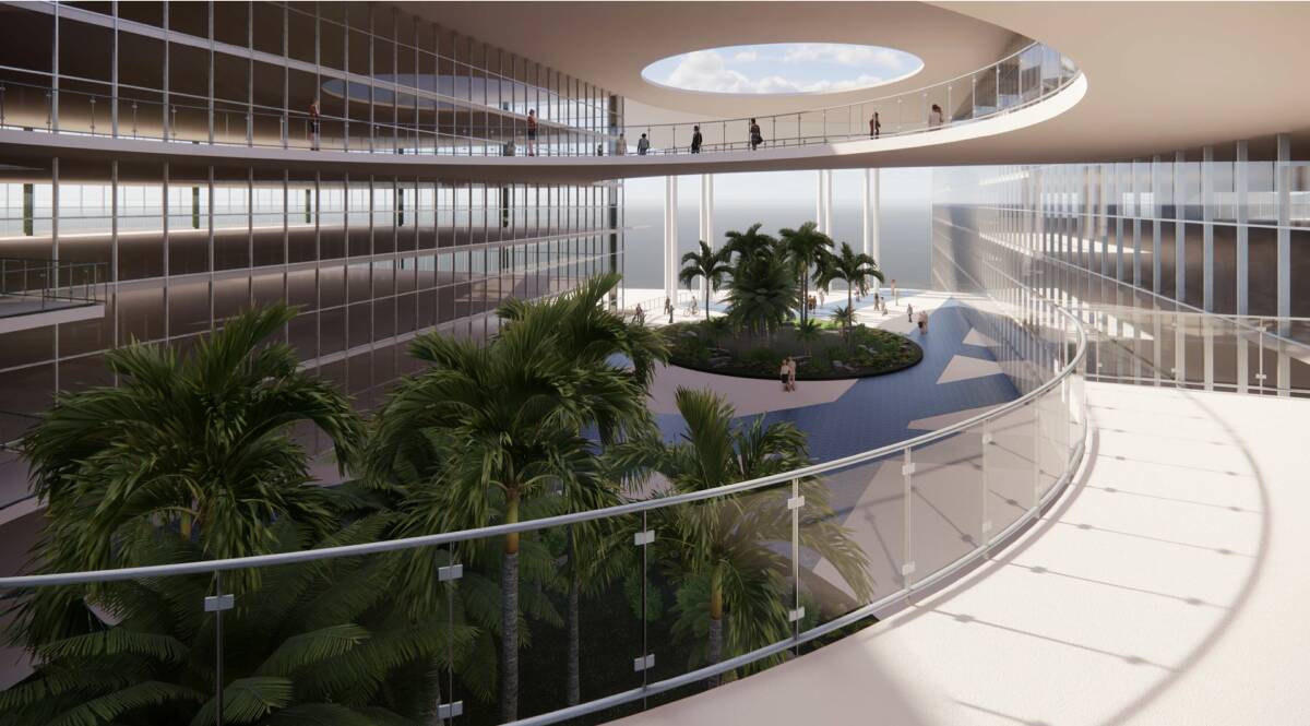 ONE STOP: An artist's impression of the internal view of the ageing centre of excellence.