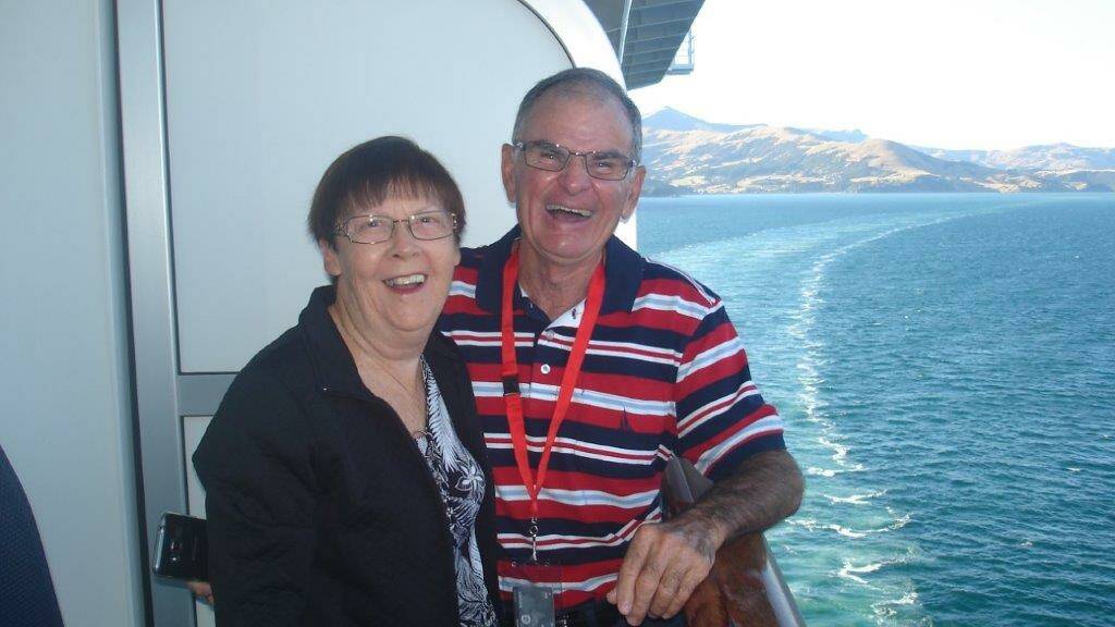 DEVOTED: Rob and Darrylle Ward celebrate their 50th wedding anniversary on Saturday.