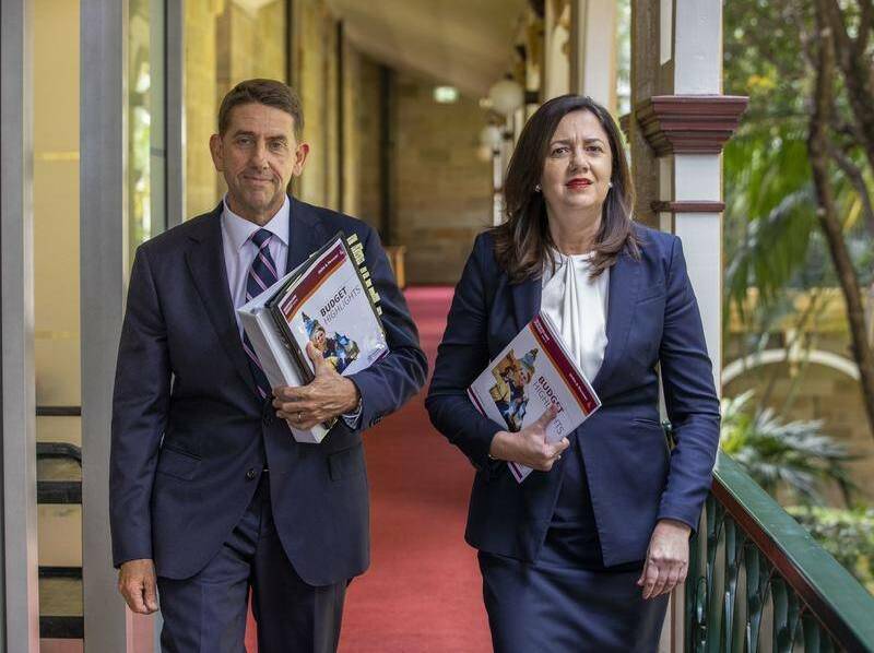 NUMBER CRUNCH: Queensland Treasurer Cameron Dick and Premier Annastacia Palaszczuk deliver the 2020 state budget.