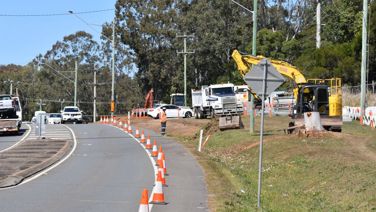 HOT SPOT: Work started on Monday on the Cleveland Redland Bay Road near the Anita Street intersection.