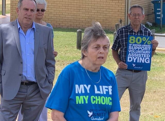 President of Dying with Dignity Queensland Jos Hall.