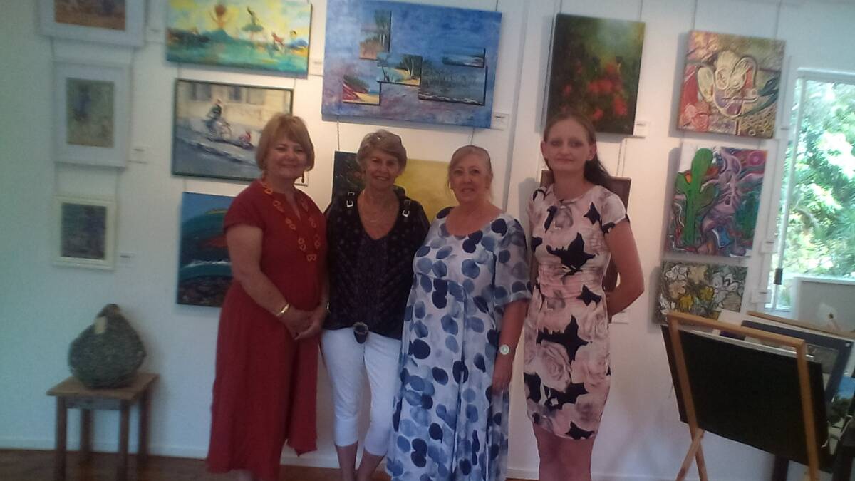 ARTY: Carolyn Brammer, Gail Curtis, Collette Tobin and Erin Downes.