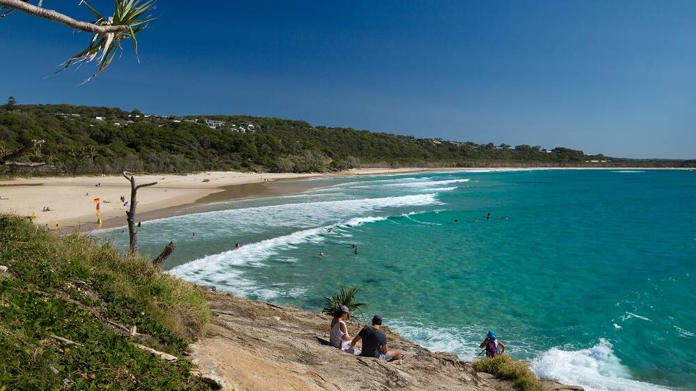 BEACH LIFE: Cylinder Beach has dropped to fifth spot on the state's top beach list compiled by Surf Life Saving Queensland.