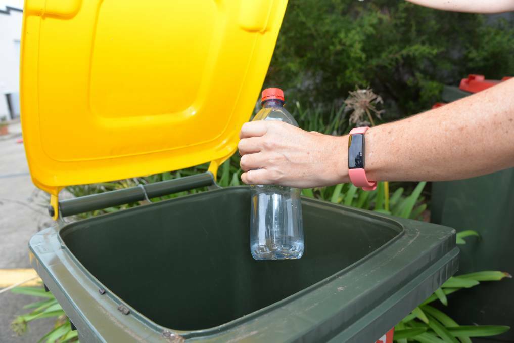CHECK IT: Five types of materials can be recycled kerbside - paper, cardboard, glass jars and bottles, aluminium and steel cans and firm plastic containers and bottles.