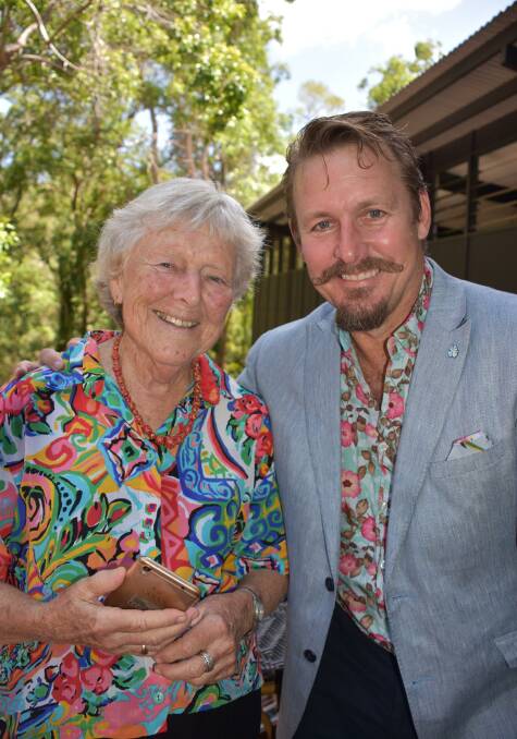 ARTY: Local artist Narelle Renn and Cr Paul Bishop at the opening of the IndigiScapes Centre earlier this year. Cr Bishop will co-chair the Arts Queensland Regional Arts Development Fund volunteer assessment panel.