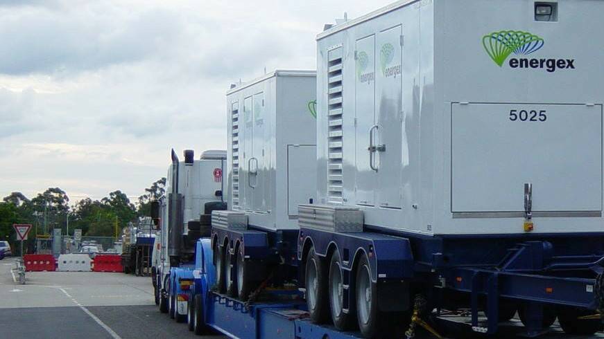 POWER: Energex generators on North Stradbroke and Macleay Islands.