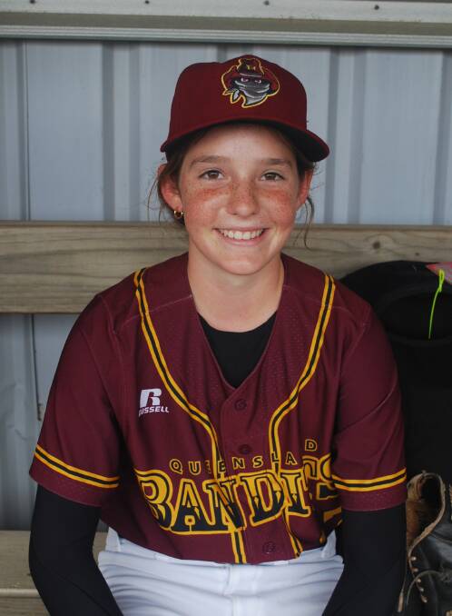 All Smiles: Redlands Baseball Club Junior player, Paris Bastow, was a member of the Queensland Girls Junior Bandits team that hosted the first ever Indonesian “Diamonds in the Rough” Team to visit Australia. Photo: Supplied