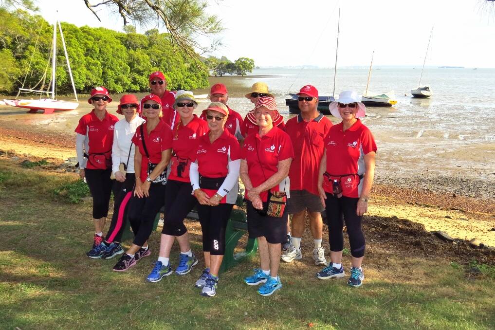 Walking together: The Redland City Walkers were founded in November 2016. Photo: Supplied