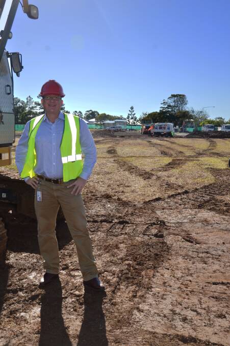 UNDER WAY: Work has started at the Thornlands Community Park at the intersection of Cleveland-Redland Bay Road and Waterline Boulevard.