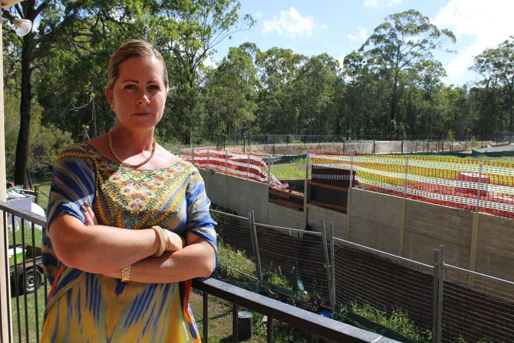 HOMEOWNER: Dale Rogers at the back of her acreage property in Thornlands. The cleared land was an environmental and koala corridor when she bought her home 17 years ago. Photo: Cheryl Goodenough