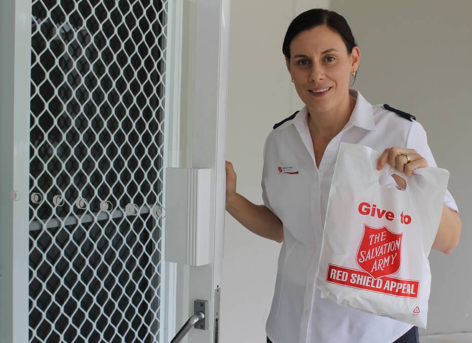 APPEAL: The Salvation Army's bayside church leader Natalie Frame appeals for generous support during the Red Shield Appeal from May 23 to 25.
