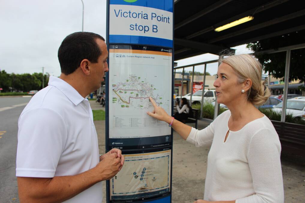 IN MARCH: Earlier this year Labor MPs Don Brown and Kim Richards launched a push for a proposed $940 million high frequency bus system to be extended to the Redlands.