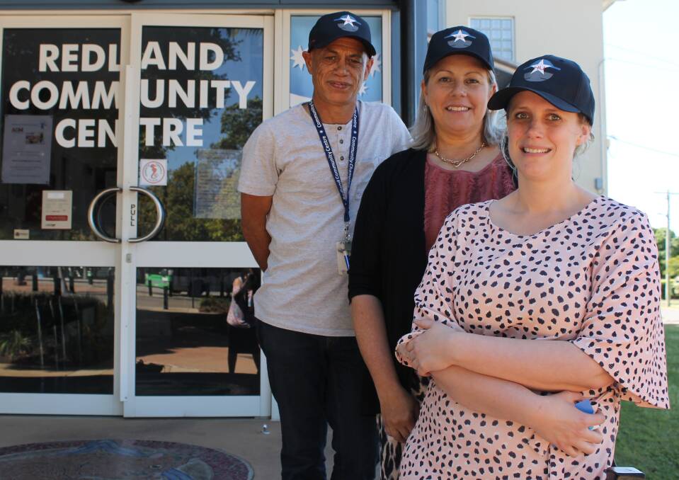 RECOGNISED: Horowai Rameka, Allison Wicks and Rebecca Patterson from the Redland Community Centre run the Homeless United project. Photo: Cheryl Goodenough