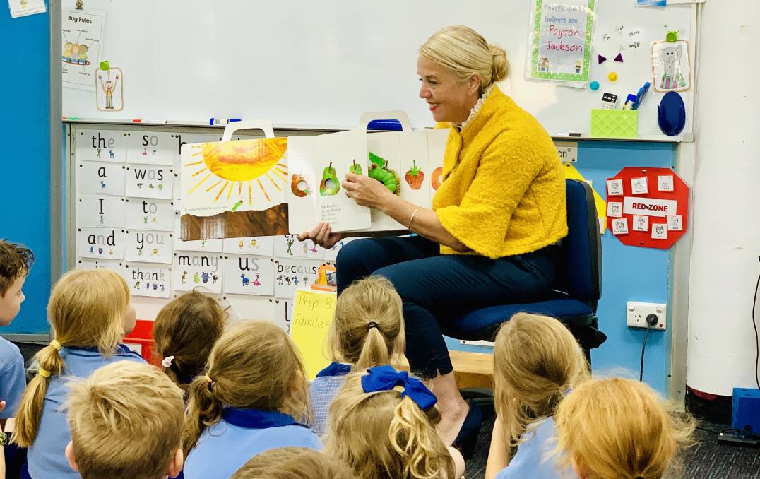 READING: Redlands MP Kim Richards says more than 181,000 students took part in the Premier's Reading Challenge last year, reading more than 2.46 million books.