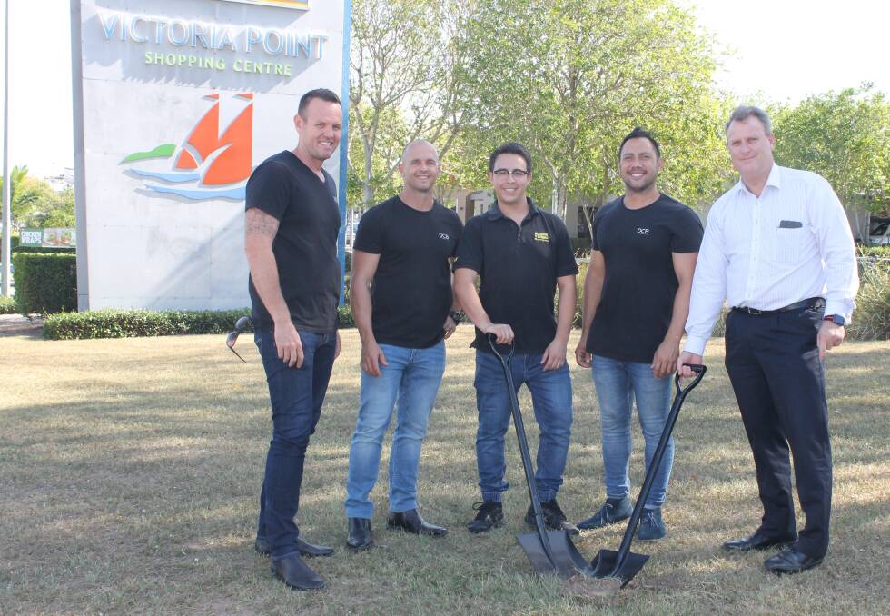SOD-TURNING: Victoria Point's Guzman y Gomez will be built near the new bus station on Cleveland-Redland Bay Road. Photo: Cheryl Goodenough