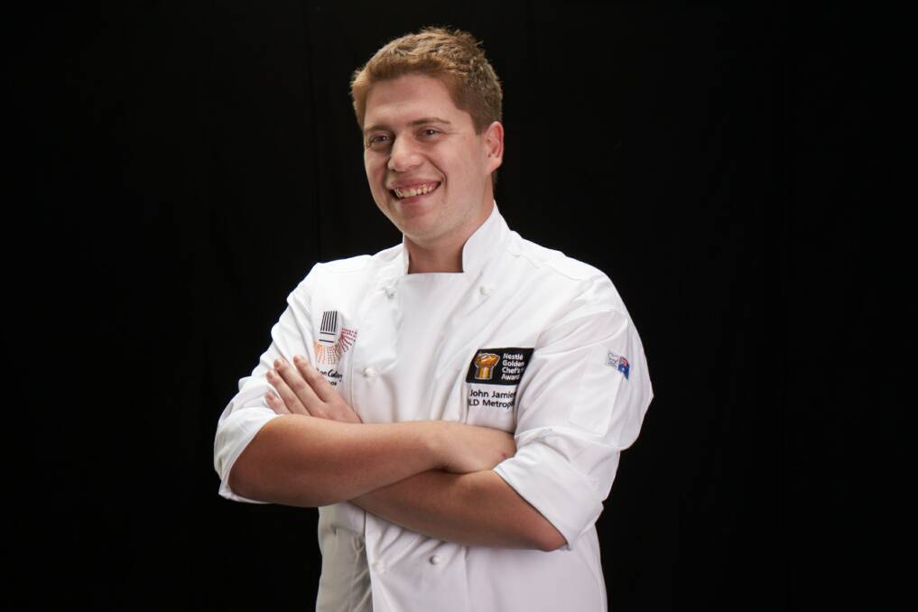 MEDAL WINNER: John Jamieson of Mount Cotton and his teammate Ryan Woodward won bronze medals in the Nestle Golden Chef's Hat Award.