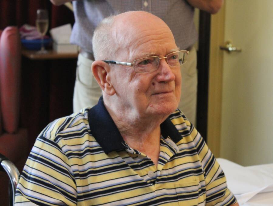 REFLECTING: Colin Clinch on his 100th birthday on May 1. Photo: Cheryl Goodenough