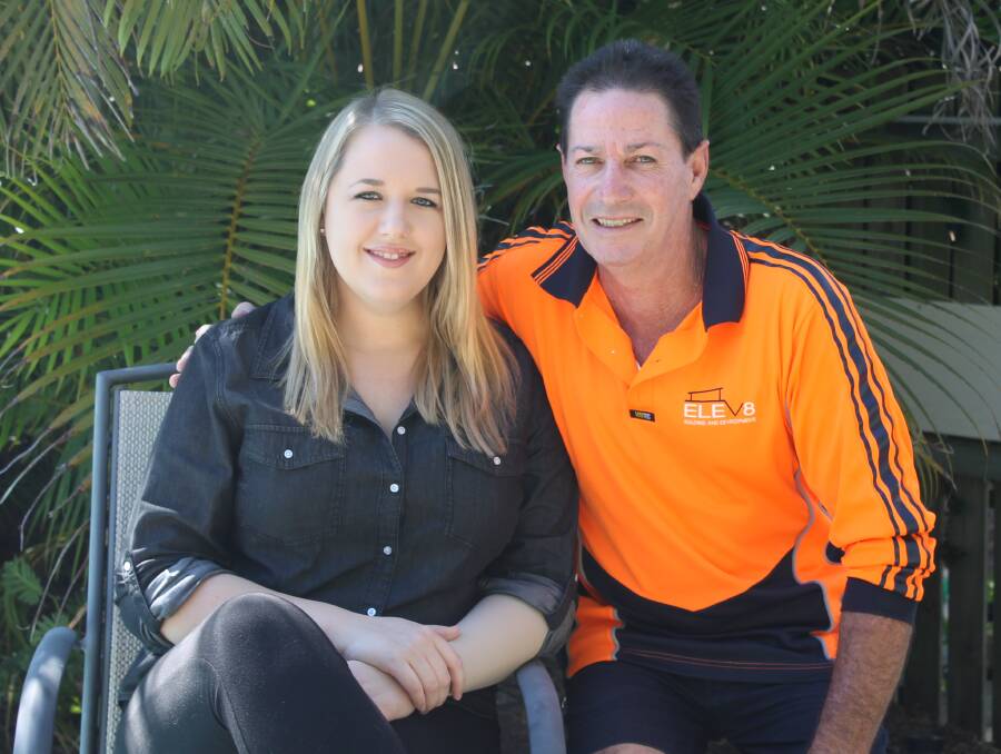 LIFESAVER: Imogen Donaghy owes her life to quick-thinking brickie Adrian Rowe who started to resuscitate her when she went into cardiac arrest in a Cleveland store on June 20, 2016. Photo: Cheryl Goodenough