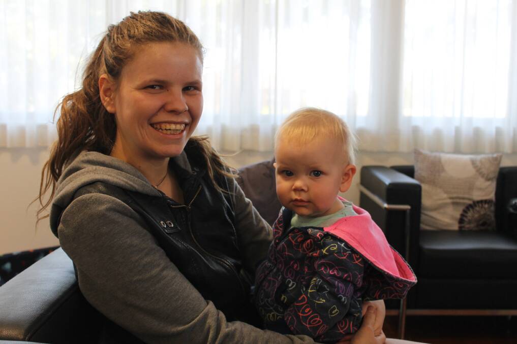 PROGRAM PARTICIPANT: Danielle Nelson with 18-month-old Layla take part in the young parents support group run by the Redlands Centre for Women. Centre members have decided the organisation will continue. Photo: Cheryl Goodenough