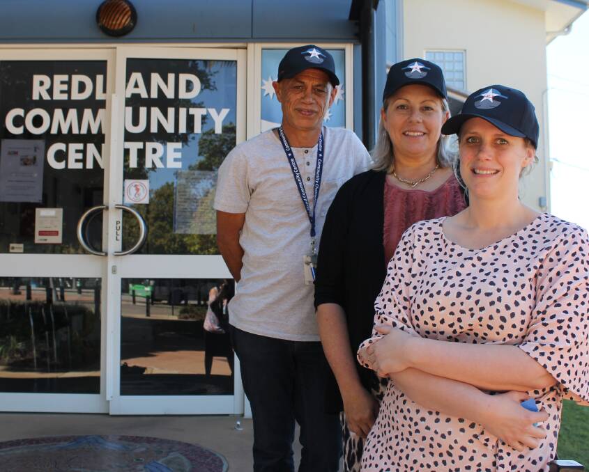 SUPPORT: Horowai Rameka, Allison Wicks and Rebecca Patterson from the Redland Community Centre run the Homeless United project. Photo: Cheryl Goodenough
