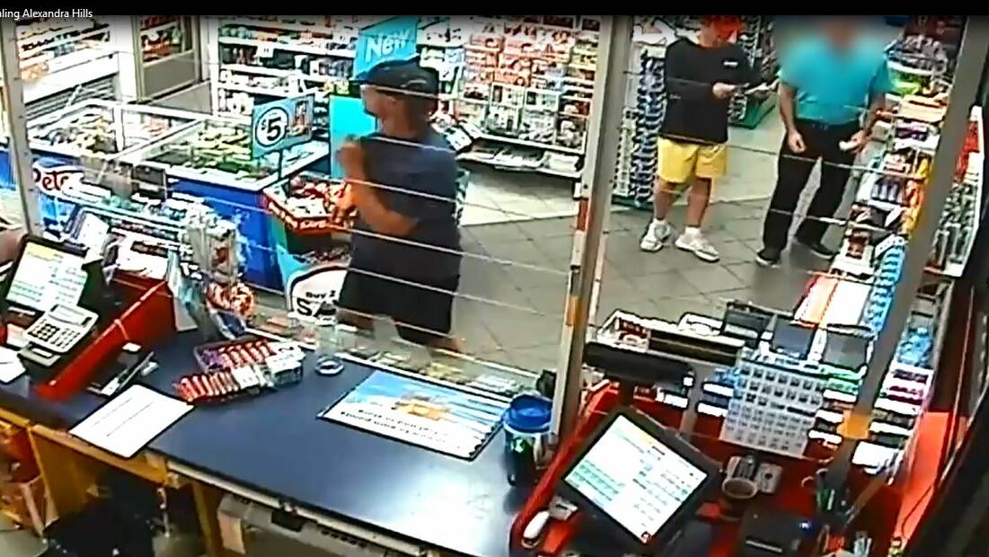APPEAL: Queensland Police have asked for help to identify two men who may be able to assist with an investigation into the theft of a cash register from an Alexandra Hills service station.