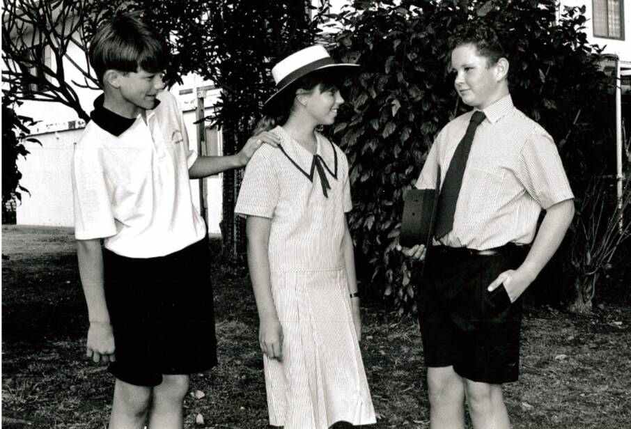 HISTORY: The original Carmel College uniform. Photo: Supplied