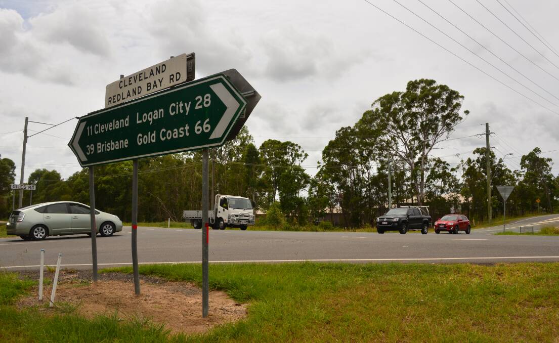 ROADS: Residents of Redlands have called for upgrades to state roads, including this intersection on Cleveland-Redland Bay Road where a fatal crash occurred earlier this year. Photo: Brian Williams