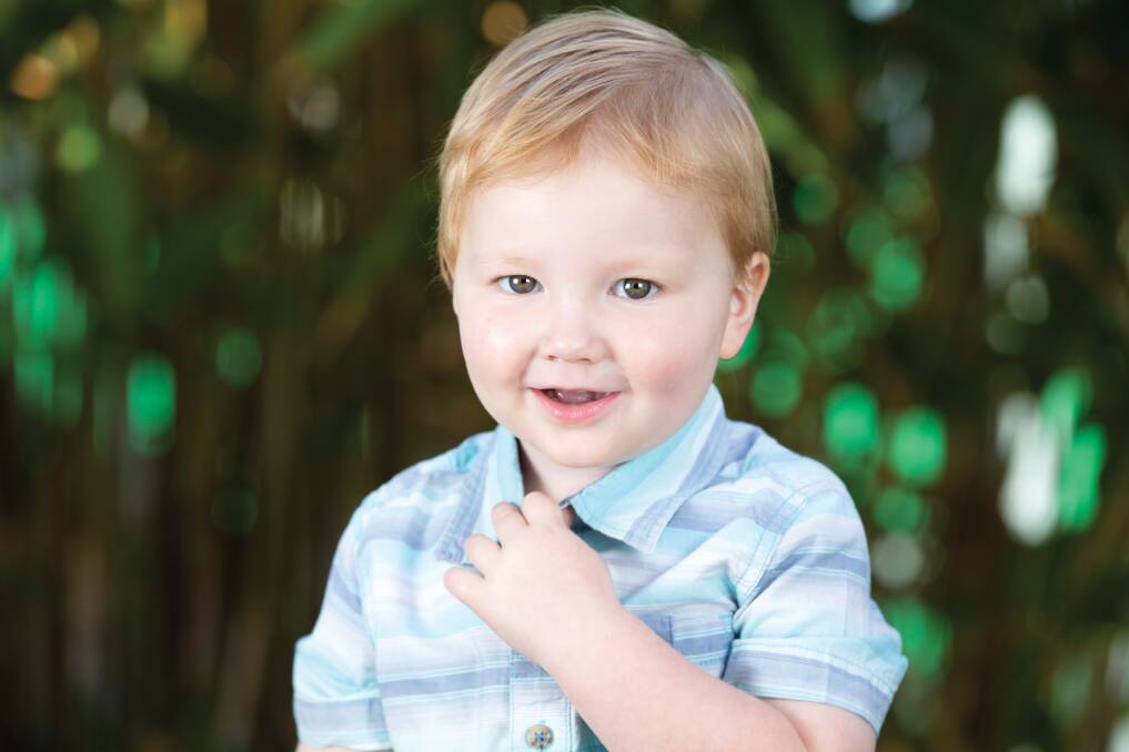 LOCAL: The Woolworths campaign will help children like three-year-old Callum from Alexandra Hills.