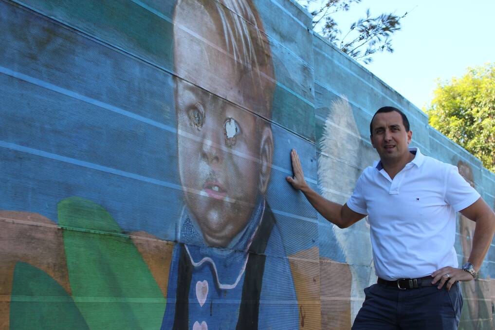 Capalaba MP Don Brown says it is time for artwork along Moreton Bay Road referred to as scary baby faces to go.